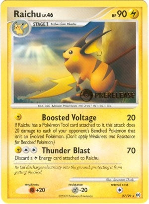 Image for Raichu - 27/99 (Prerelease) (27/99) (PR) - Pokemon