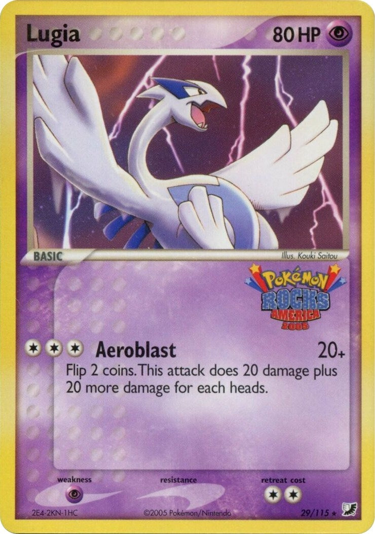 Image for Lugia - 29/115 (Pokemon Rocks America) (029/115) (MCAP) - Pokemon