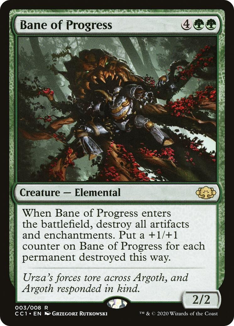 Image for Bane of Progress (3) (CC1) - Magic: The Gathering