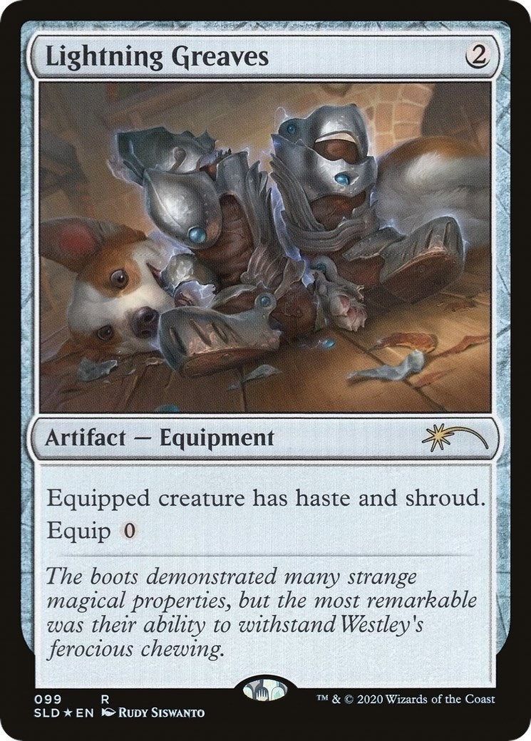 Image for Lightning Greaves (099) (99) - Magic: The Gathering