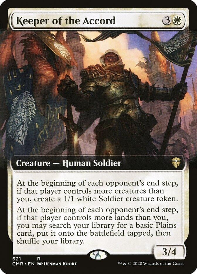 Image for Keeper of the Accord (Extended Art) (621) - Magic: The Gathering