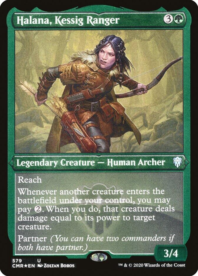 Image for Halana, Kessig Ranger (Foil Etched) (579) - Magic: The Gathering