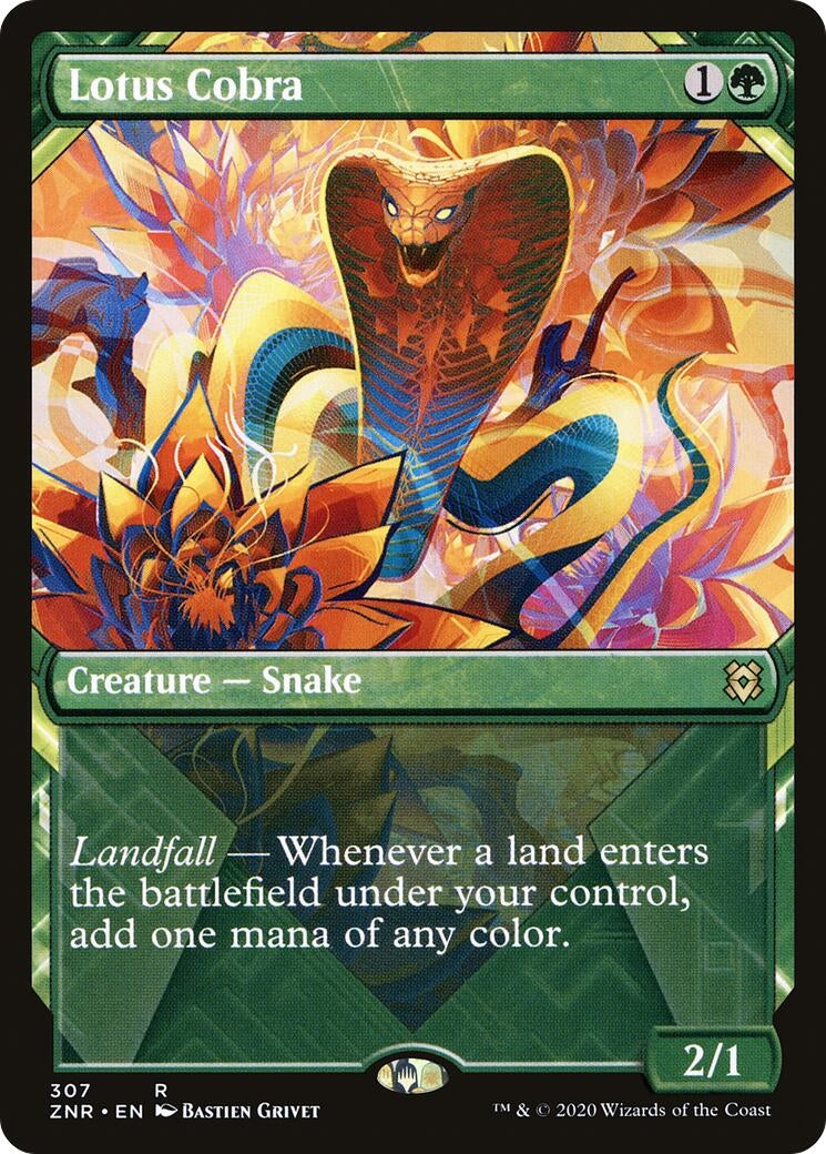 Image for Lotus Cobra (Showcase) (307) (ZNR) - Magic: The Gathering