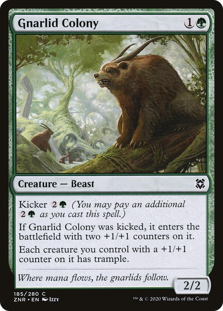 Image for Gnarlid Colony (185) (ZNR) - Magic: The Gathering