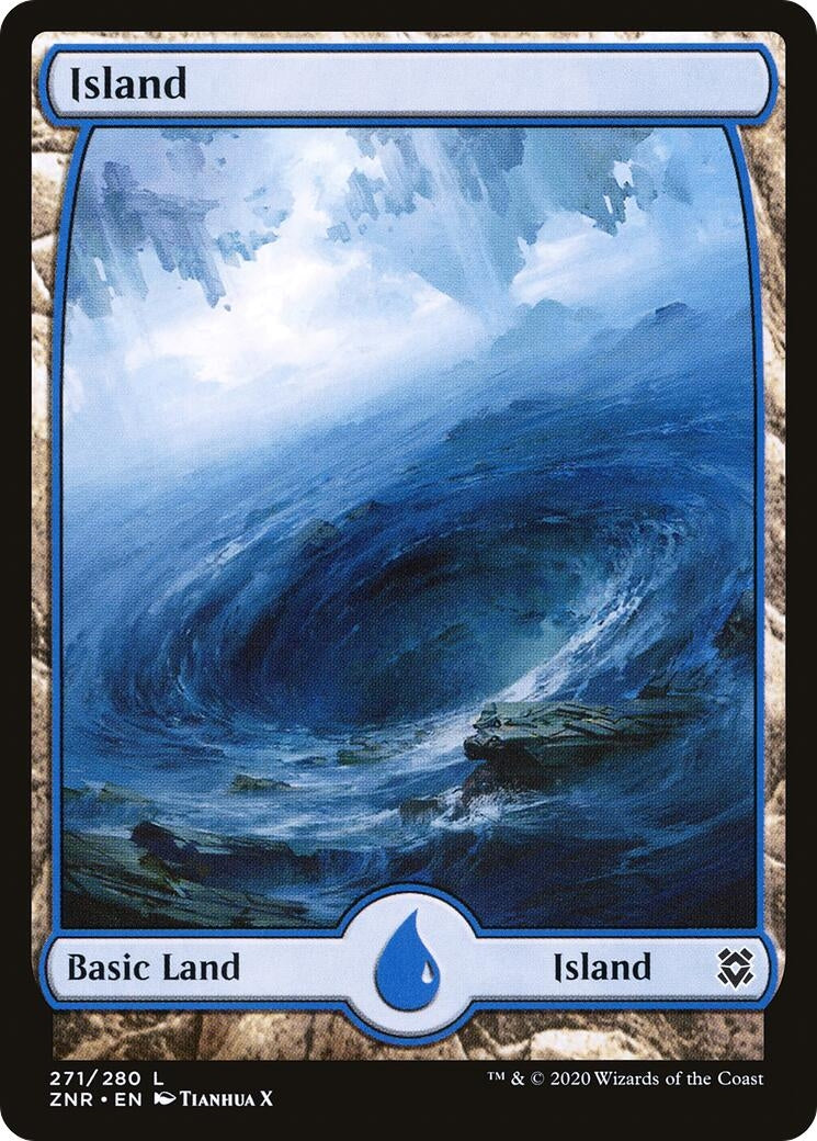 Image for Island (271) - Full Art (271) (ZNR) - Magic: The Gathering