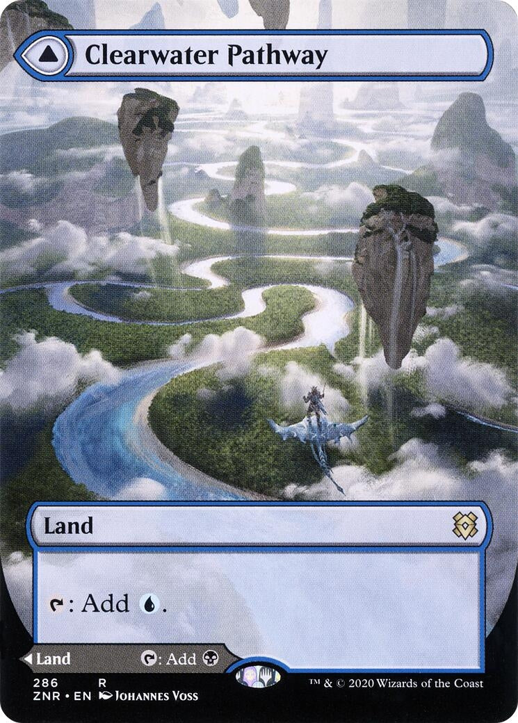 Image for Clearwater Pathway (Borderless) (286) - Magic: The Gathering