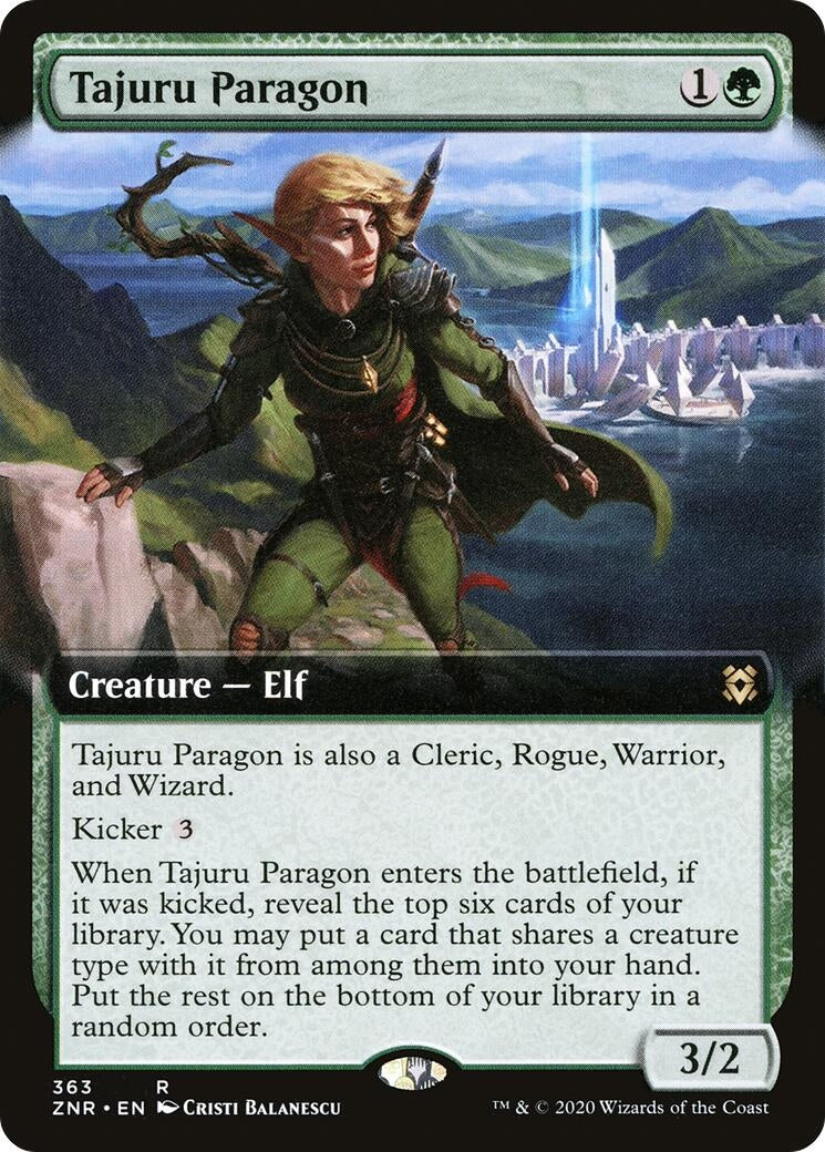 Image for Tajuru Paragon (Extended Art) (363) (ZNR) - Magic: The Gathering