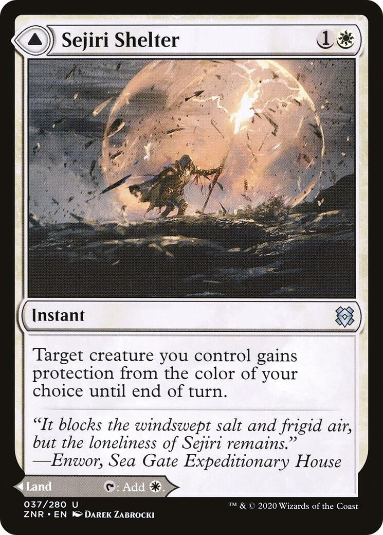 Image for Sejiri Shelter (37) (ZNR) - Magic: The Gathering