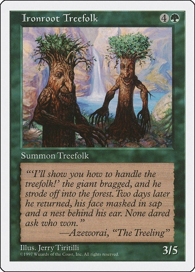 Image for Ironroot Treefolk - Magic: The Gathering