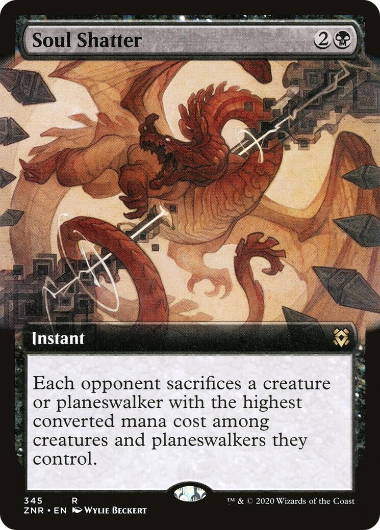 Image for Soul Shatter (Extended Art) (345) - Magic: The Gathering