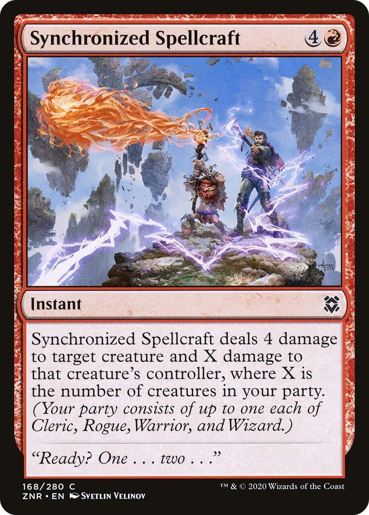 Image for Synchronized Spellcraft (168) (ZNR) - Magic: The Gathering