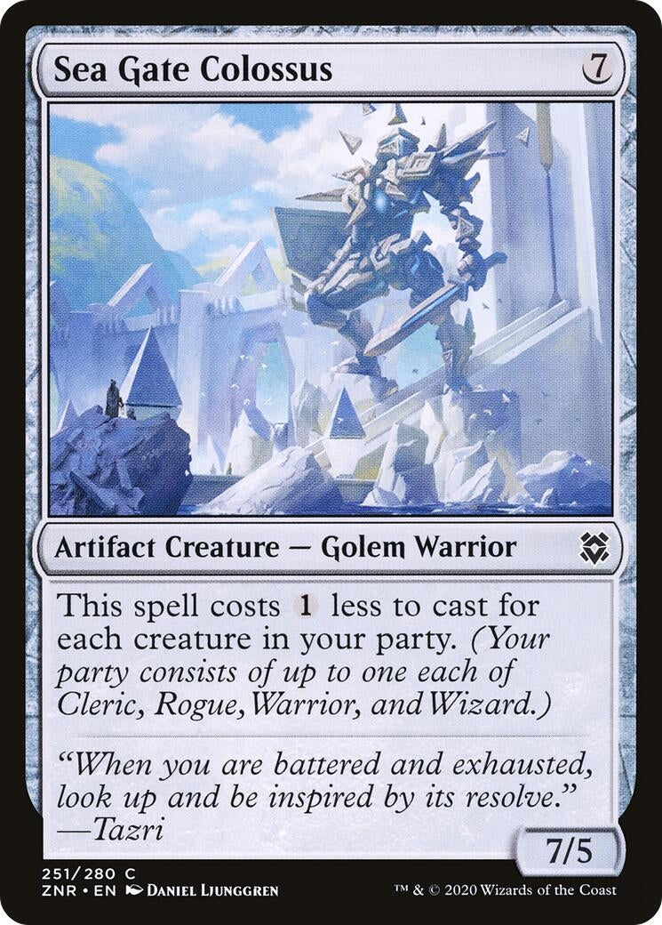 Image for Sea Gate Colossus (251) (ZNR) - Magic: The Gathering