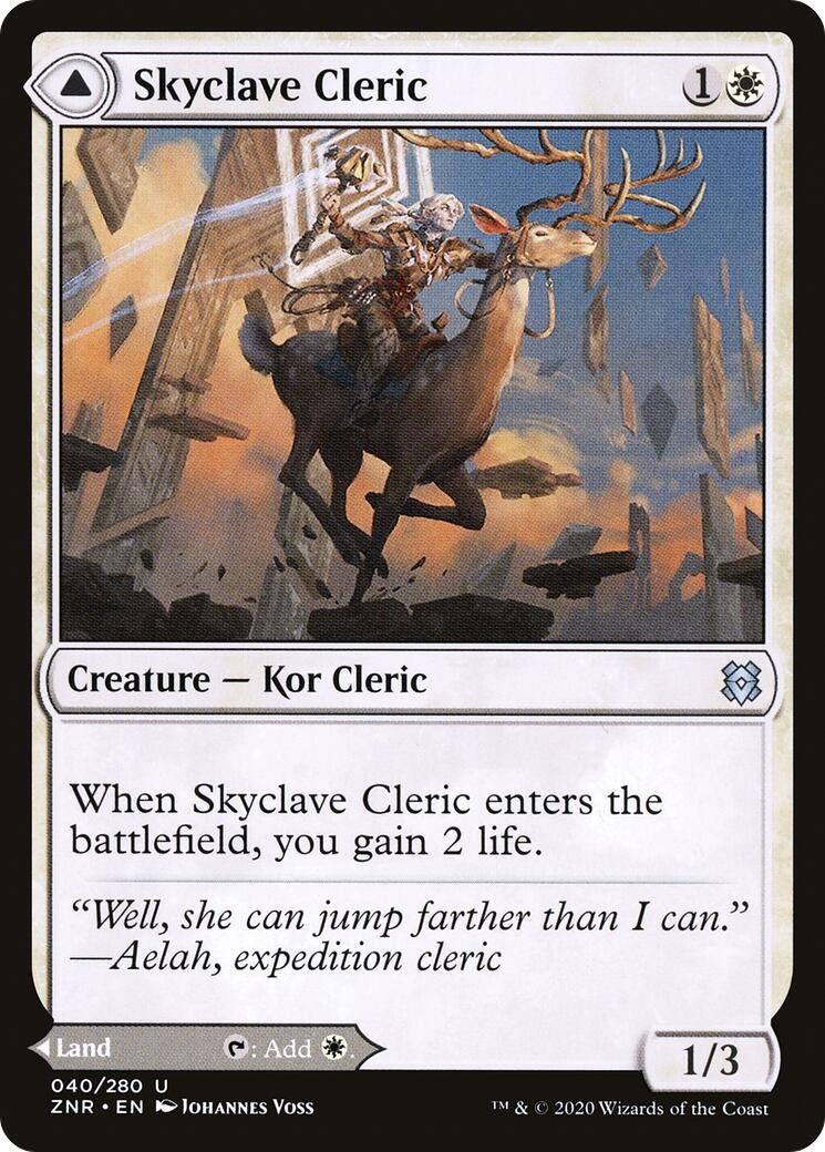 Image for Skyclave Cleric (40) (ZNR) - Magic: The Gathering