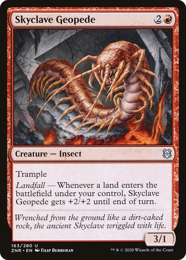 Image for Skyclave Geopede (163) (ZNR) - Magic: The Gathering