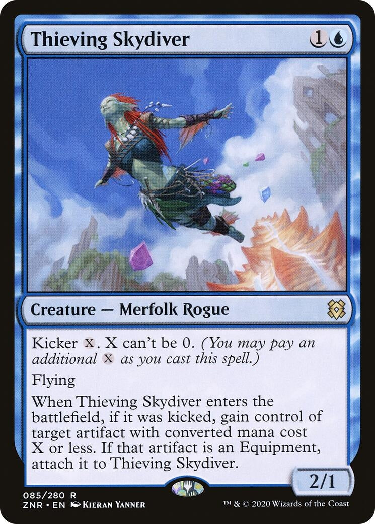 Image for Thieving Skydiver (85) - Magic: The Gathering