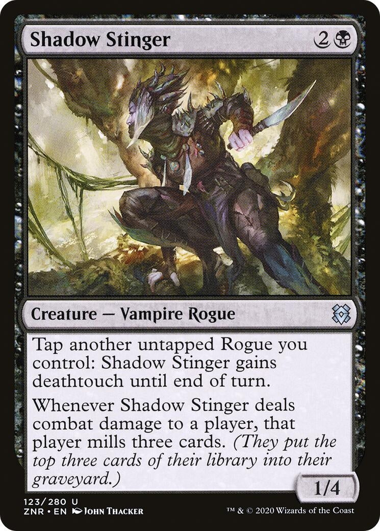 Image for Shadow Stinger (123) (ZNR) - Magic: The Gathering