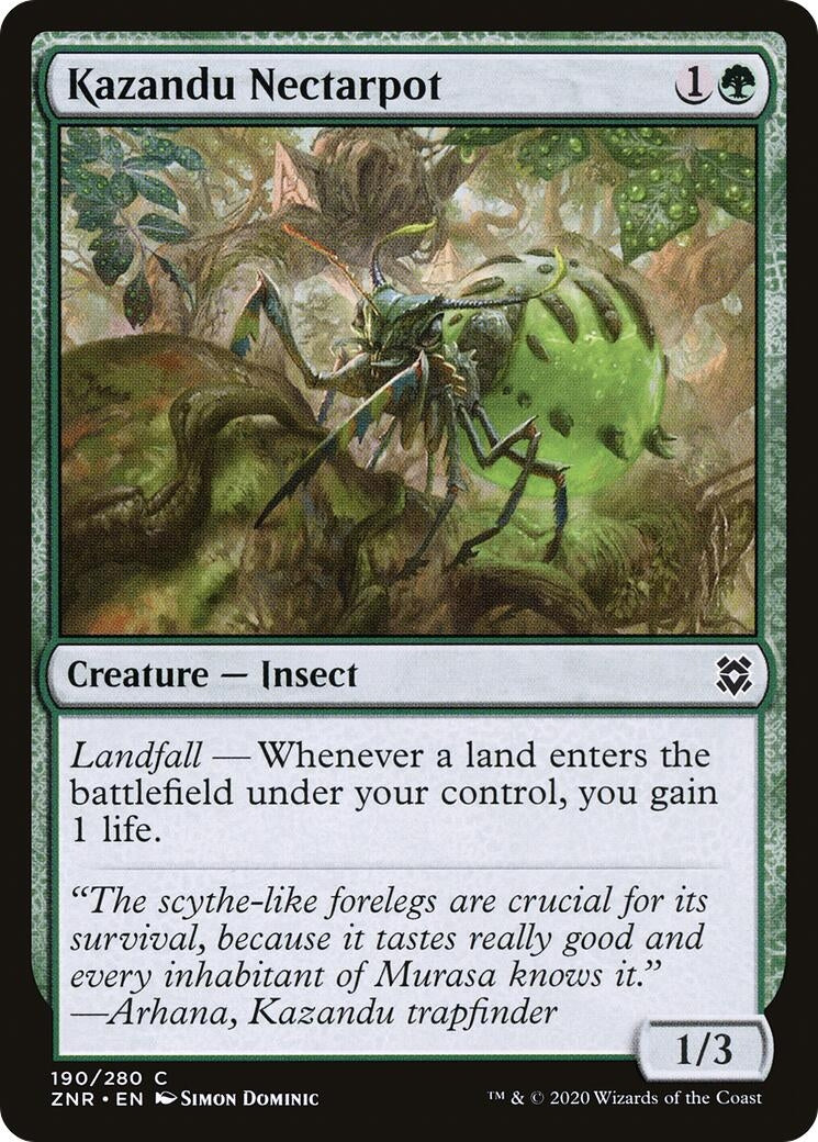 Image for Kazandu Nectarpot (190) (ZNR) - Magic: The Gathering