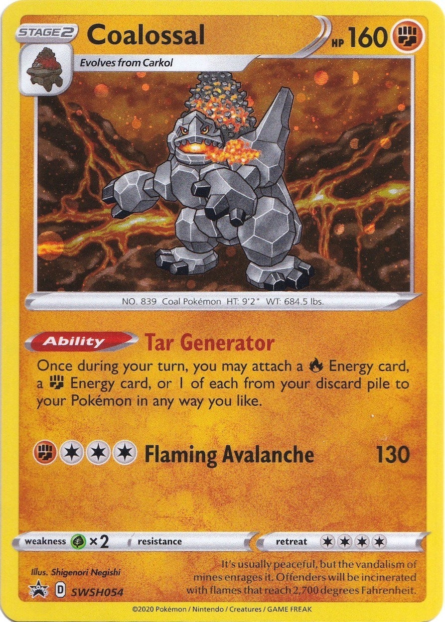 Image for Coalossal - SWSH054 (SWSH054) (SWSD) - Pokemon