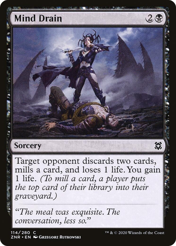 Image for Mind Drain (114) (ZNR) - Magic: The Gathering