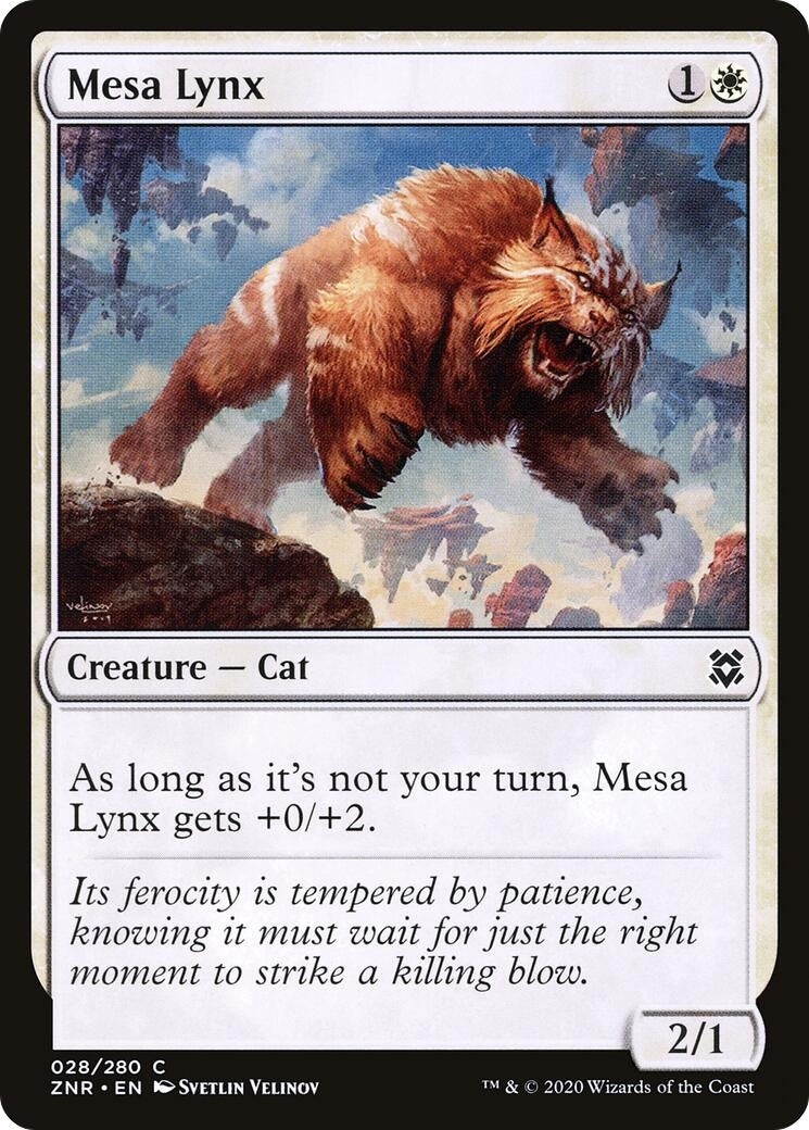 Image for Mesa Lynx (28) (ZNR) - Magic: The Gathering
