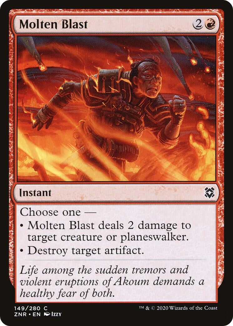 Image for Molten Blast (149) (ZNR) - Magic: The Gathering