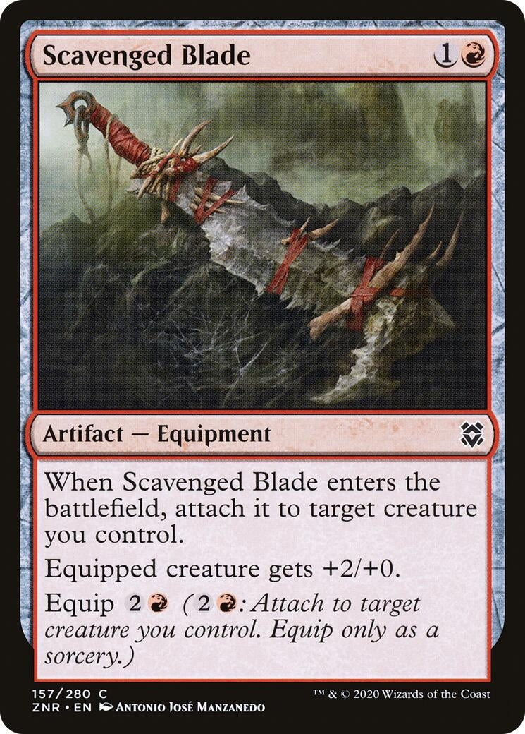 Image for Scavenged Blade (157) (ZNR) - Magic: The Gathering