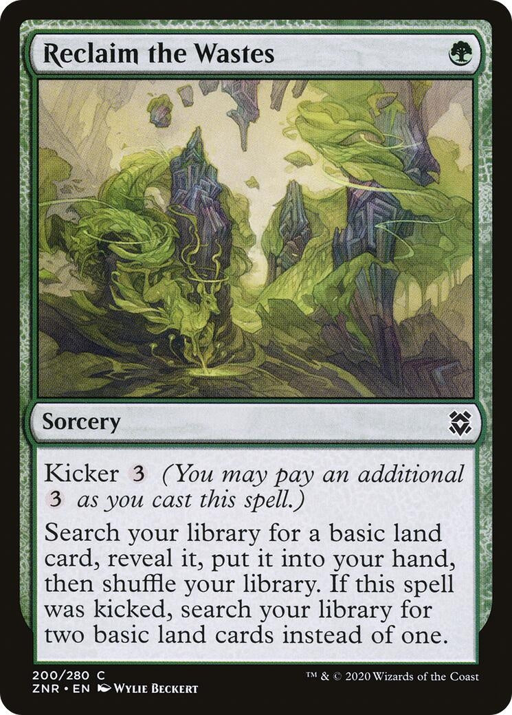 Image for Reclaim the Wastes (200) - Magic: The Gathering