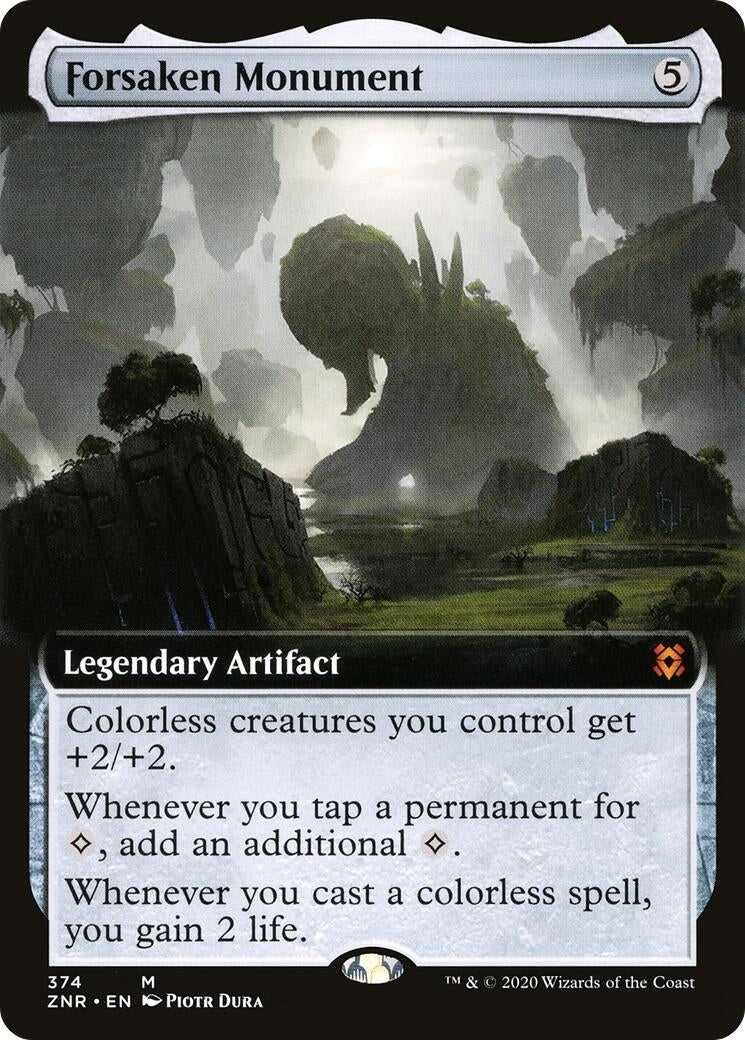 Image for Forsaken Monument (Extended Art) (374) - Magic: The Gathering