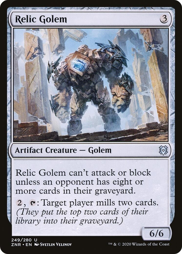 Image for Relic Golem (249) (ZNR) - Magic: The Gathering