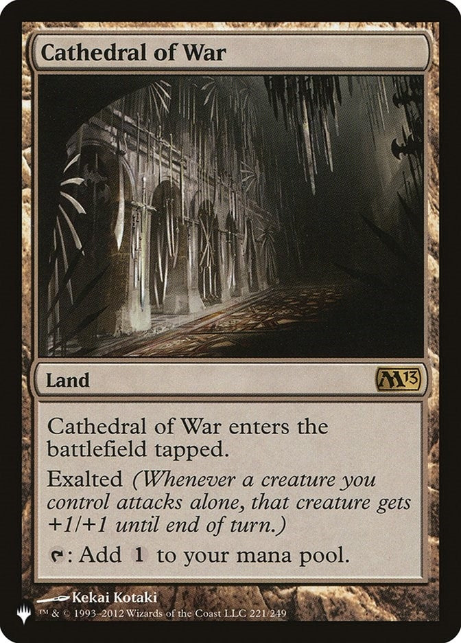 Image for Cathedral of War (221/249) (LIST) - Magic: The Gathering