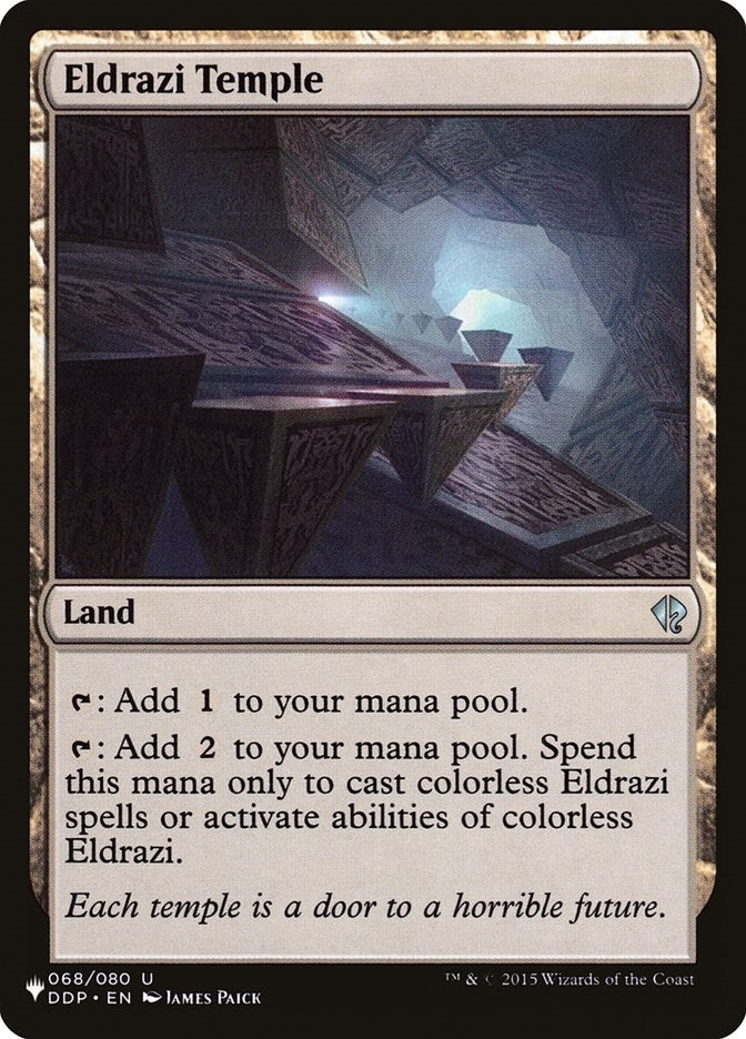 Image for Eldrazi Temple (068/080) (LIST) - Magic: The Gathering