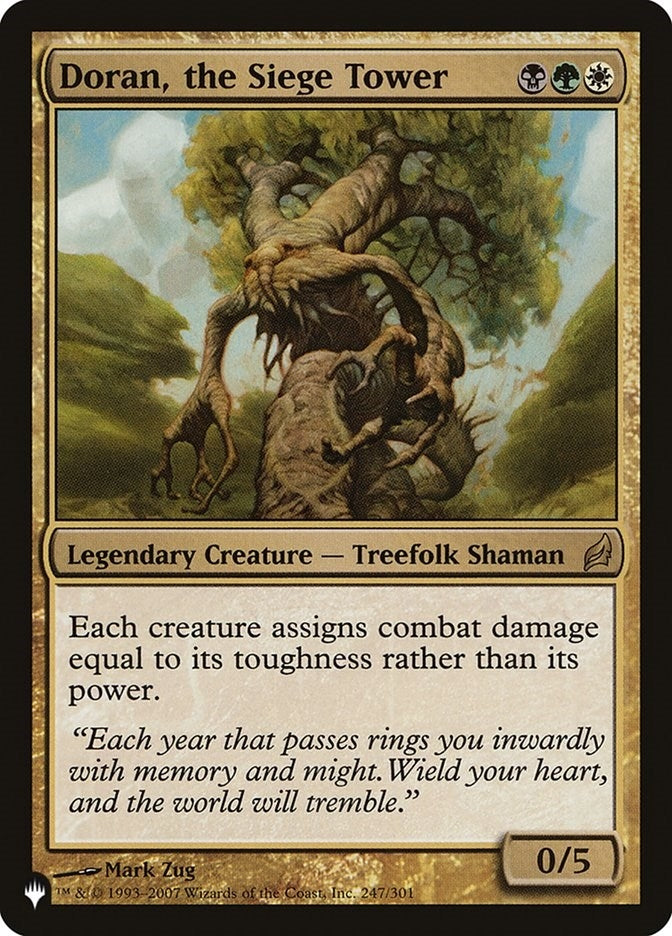 Image for Doran, the Siege Tower (247/301) (LIST) - Magic: The Gathering