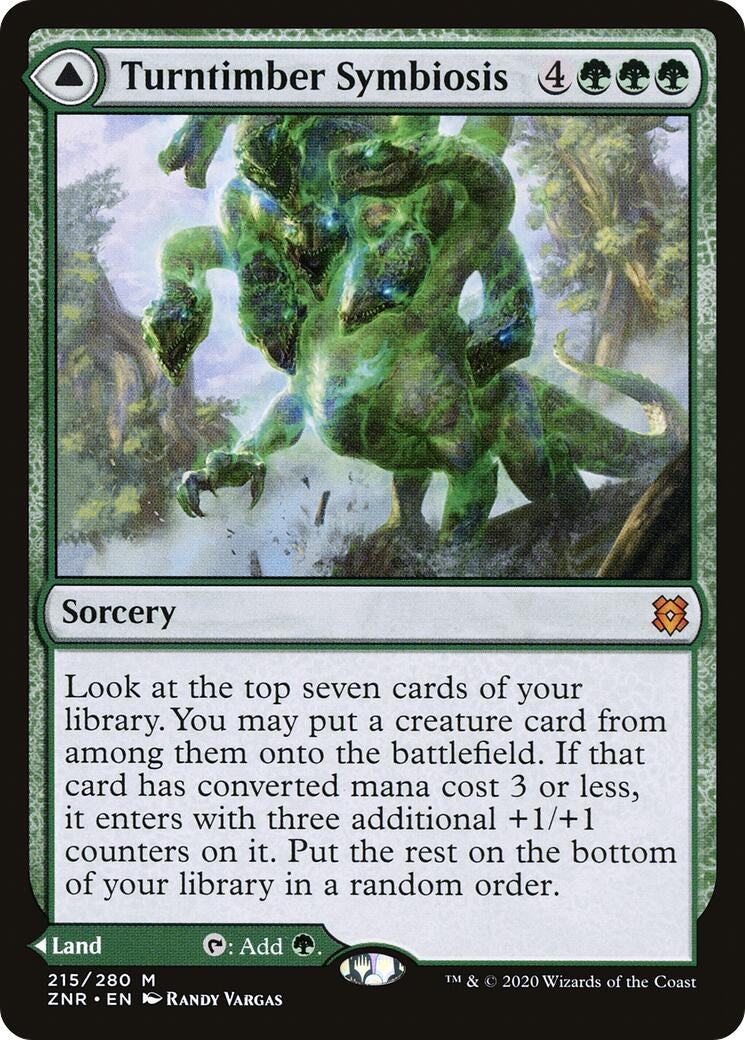 Image for Turntimber Symbiosis (215) (ZNR) - Magic: The Gathering
