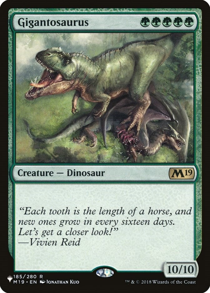 Image for Gigantosaurus (185/280) (LIST) - Magic: The Gathering