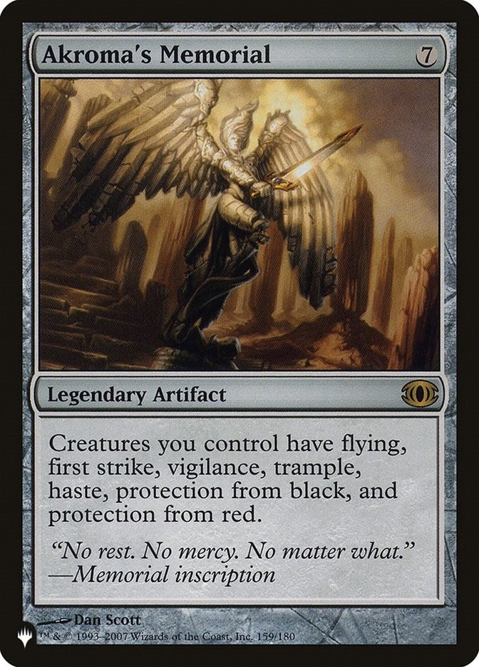 Image for Akroma's Memorial (159/180) (LIST) - Magic: The Gathering