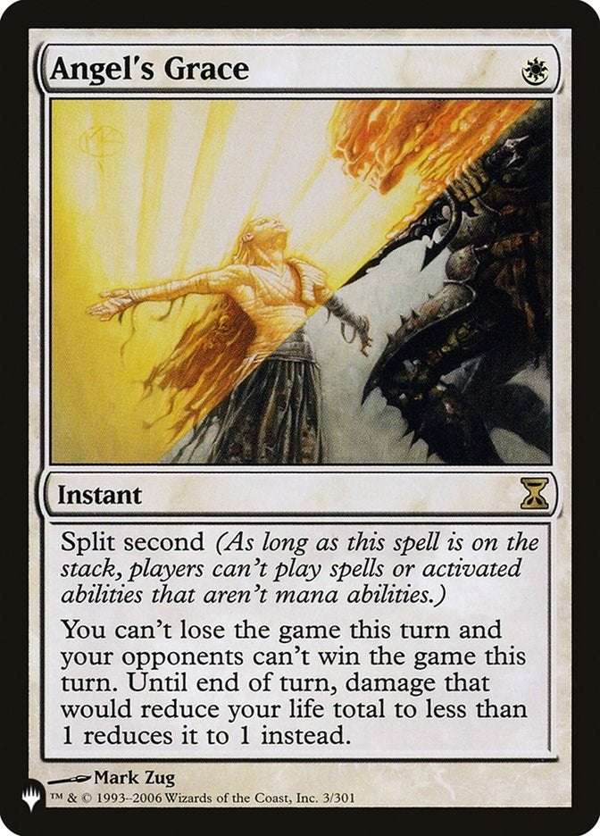 Image for Angel's Grace (3/301) (LIST) - Magic: The Gathering