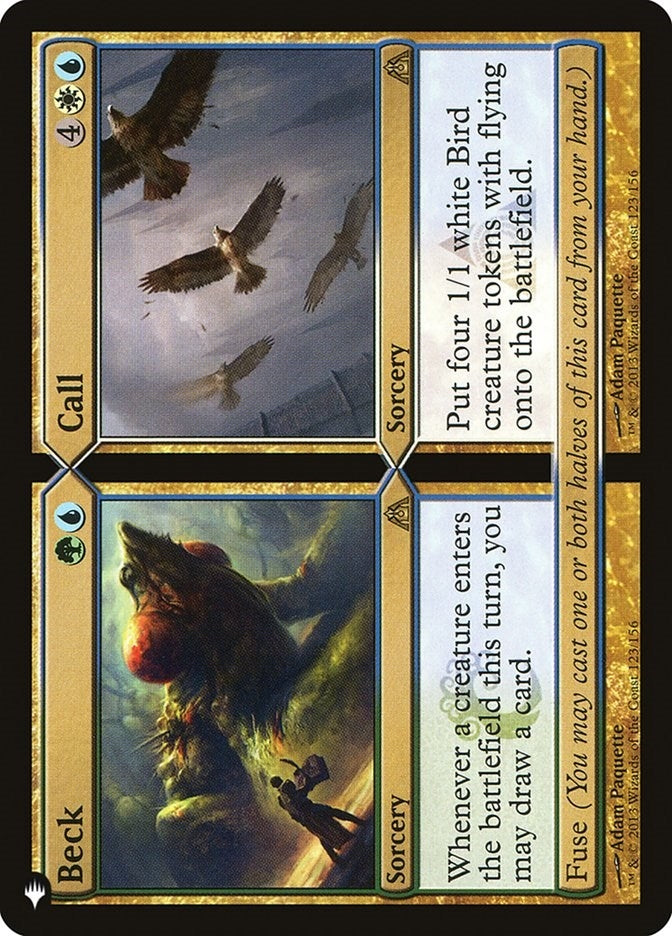 Image for Beck // Call (123/156) (LIST) - Magic: The Gathering