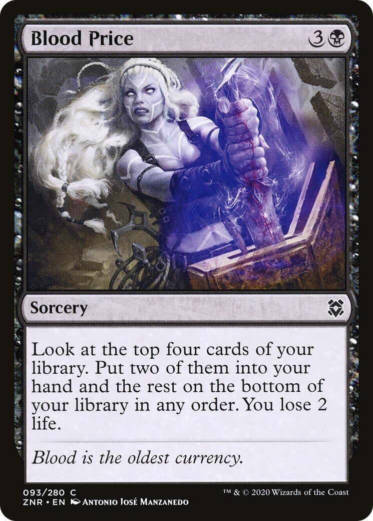 Image for Blood Price (93) (ZNR) - Magic: The Gathering