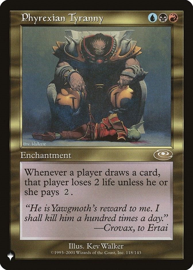 Image for Phyrexian Tyranny (118/143) (LIST) - Magic: The Gathering