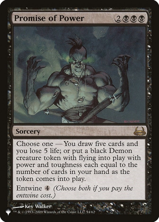Image for Promise of Power (54/62) (LIST) - Magic: The Gathering