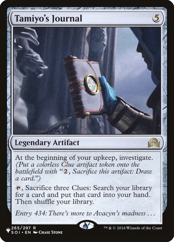 Image for Tamiyo's Journal (Entry 434) (265/297) (LIST) - Magic: The Gathering