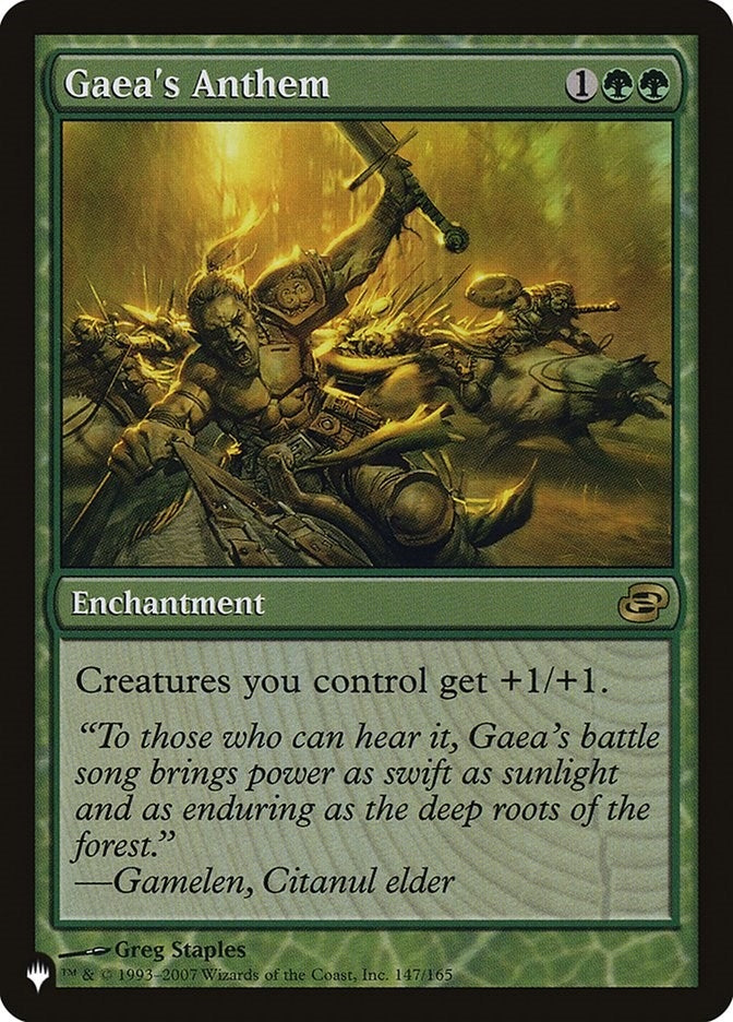 Image for Gaea's Anthem (PLC) (147/165) (LIST) - Magic: The Gathering
