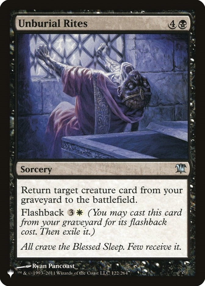 Image for Unburial Rites (122/264) (LIST) - Magic: The Gathering