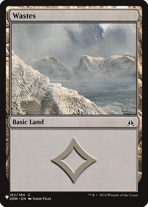Image for Wastes (183/184) - Magic: The Gathering