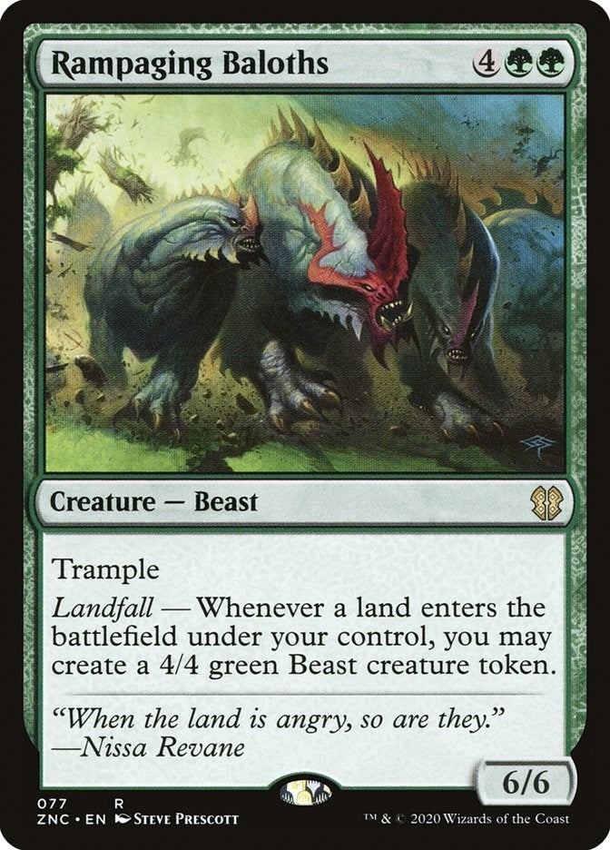 Image for Rampaging Baloths (77) - Magic: The Gathering