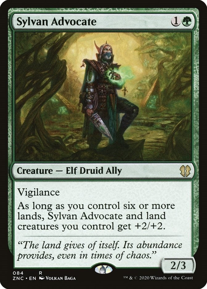 Image for Sylvan Advocate (84) - Magic: The Gathering