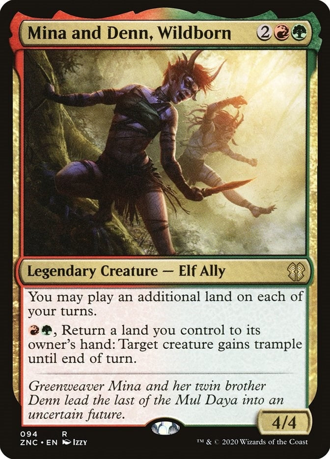 Image for Mina and Denn, Wildborn (94) - Magic: The Gathering
