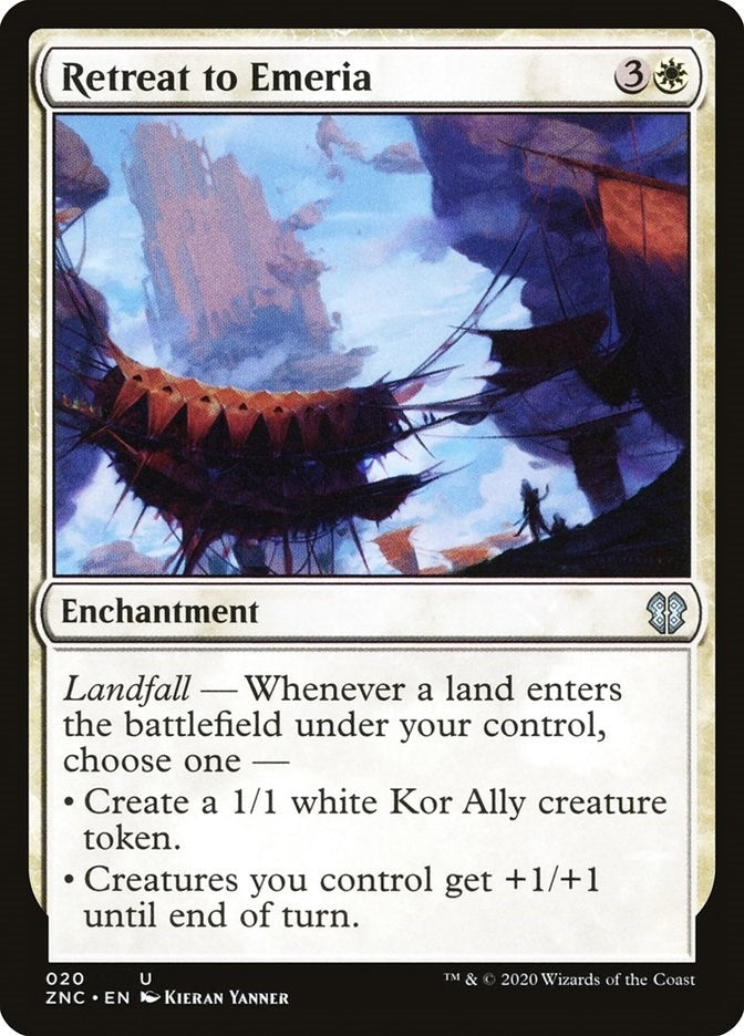 Image for Retreat to Emeria (20) - Magic: The Gathering