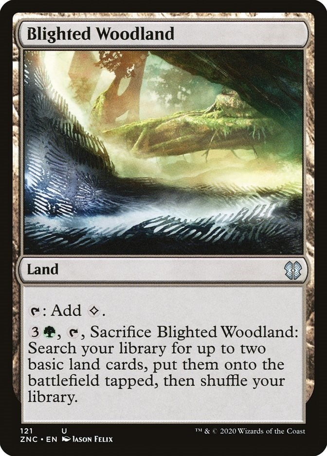 Image for Blighted Woodland (121) - Magic: The Gathering