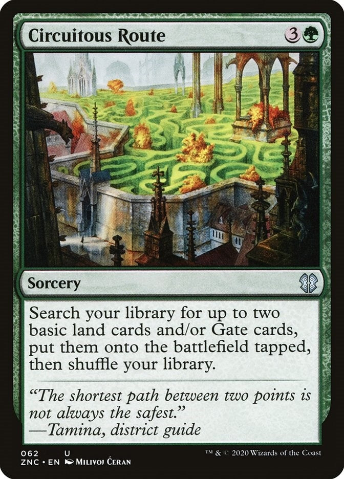 Image for Circuitous Route (62) - Magic: The Gathering